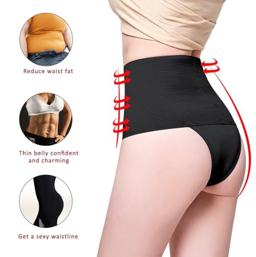 Tummy Control Thong Shapewear for Women High Waisted Shaping Underwear Body seamless Shaper Panties Girdle