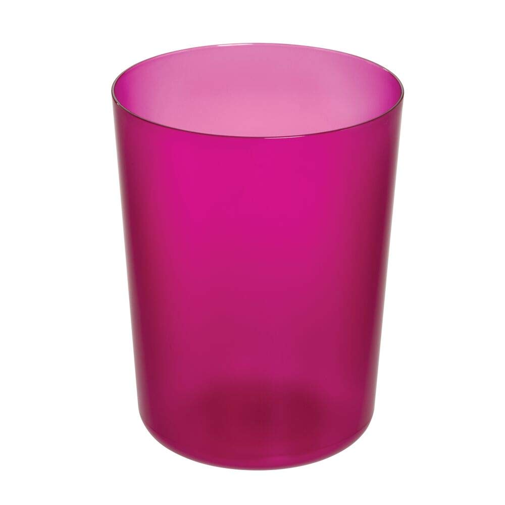 Round Plastic Trash Can 7.64" x 10"
