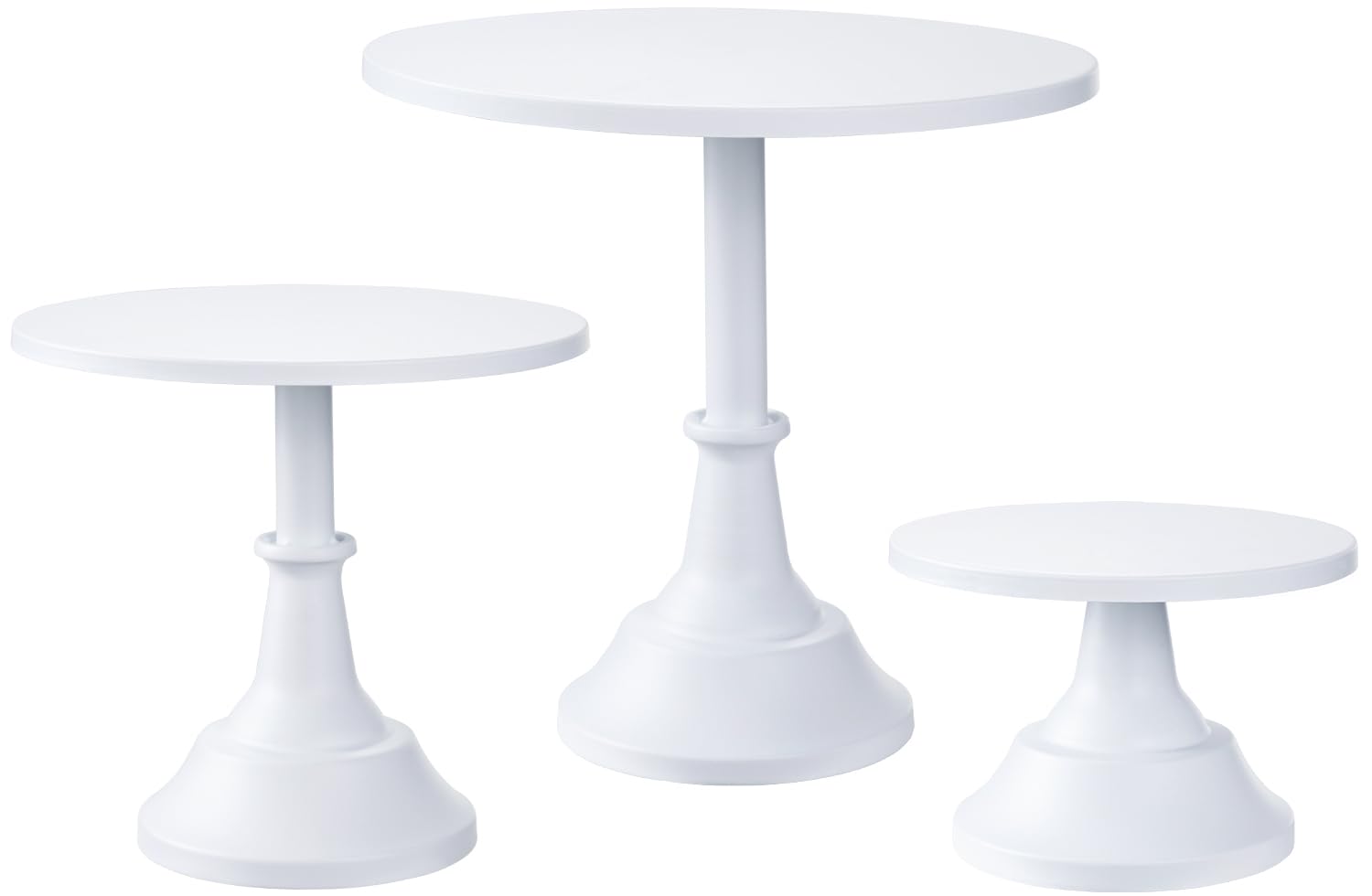 Cake Stand, Cake Stand Set Disc Diameter 8" 10" 12", Perfect Dessert Table Display Set, 3 Pcs