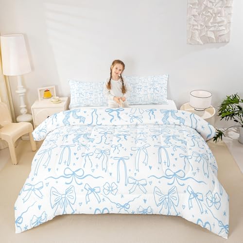 Dreamy Sweet Princess Style Quilt Set Reversible Duvet Insert, 2 Pillowcases