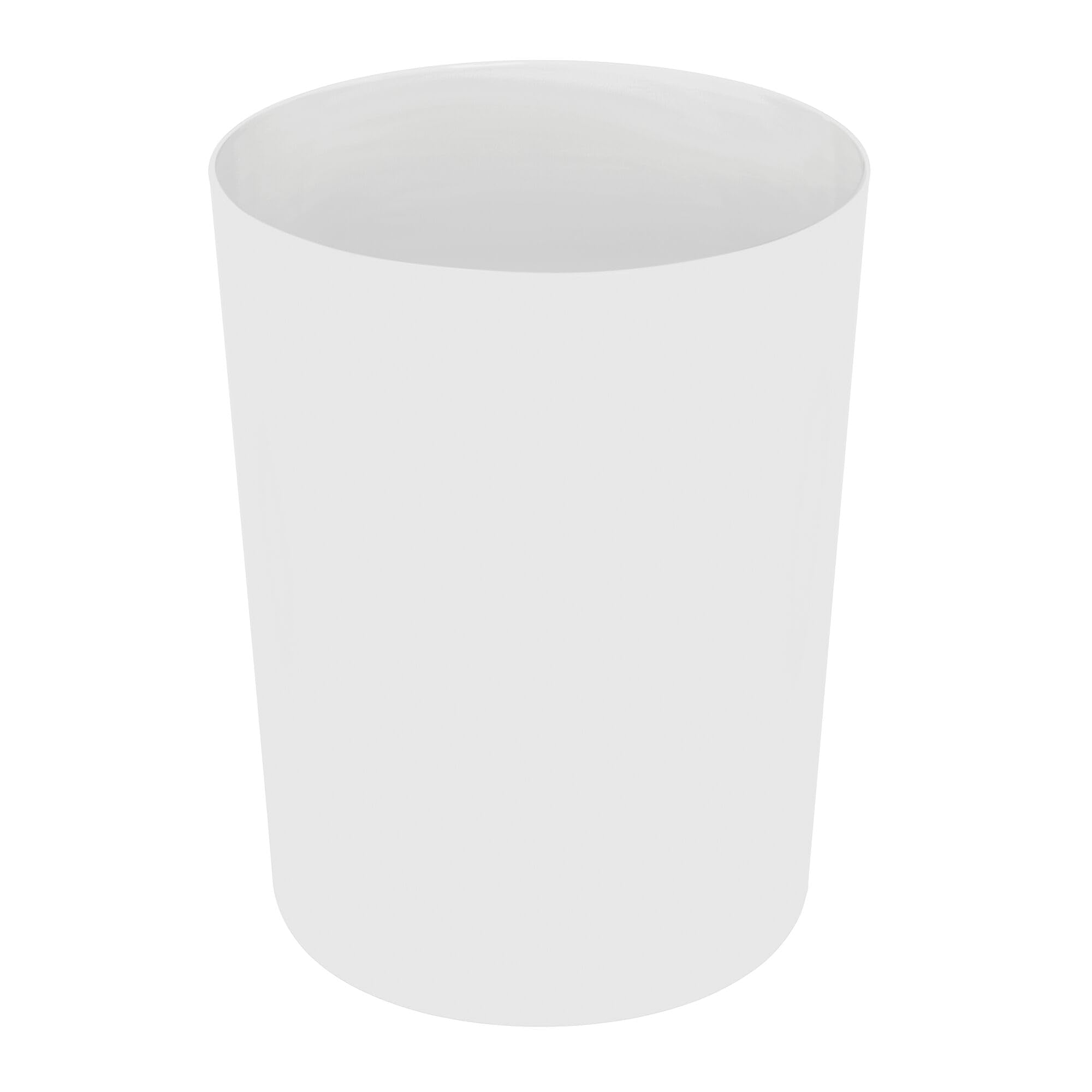 Round Plastic Trash Can 7.64" x 10"