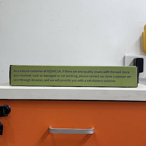 Wall Clocks Battery Operated - 12 inch Silent Non Ticking Modern