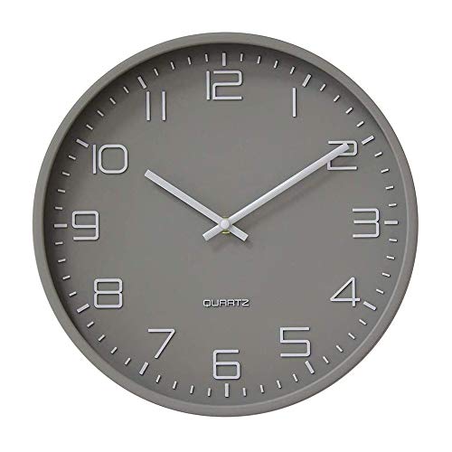 Wall Clocks Battery Operated - 12 inch Silent Non Ticking Modern