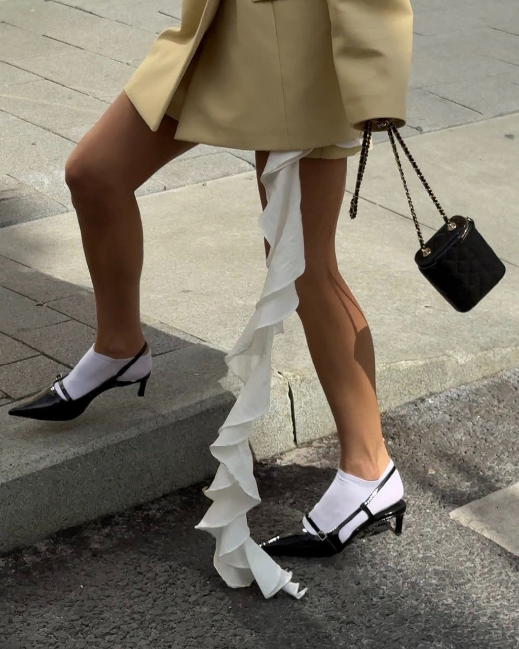 Double Breasted Advanced Design Slimming Loose All-matching Suit Jacket