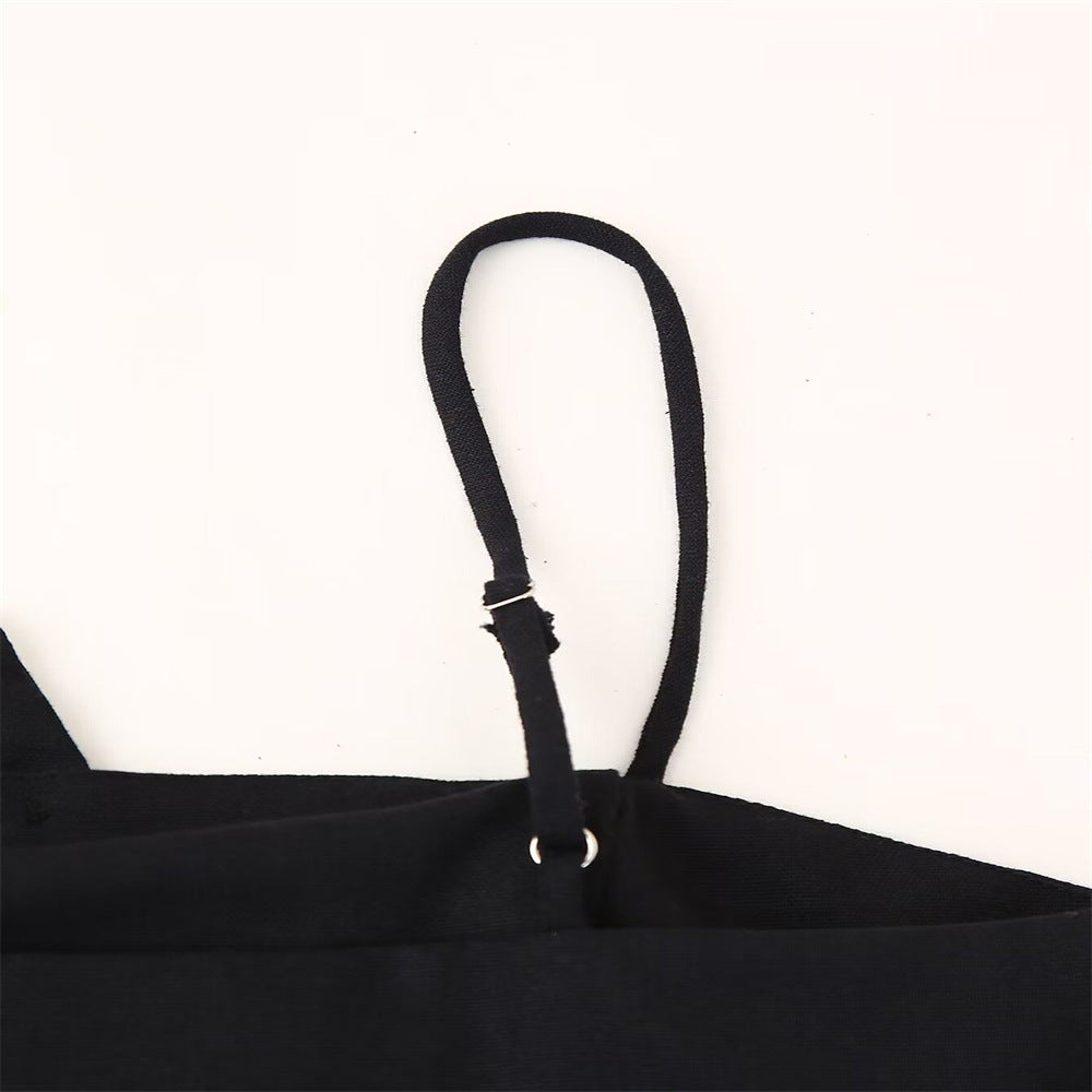 Women's Contrast Color Three-dimensional Flower Top