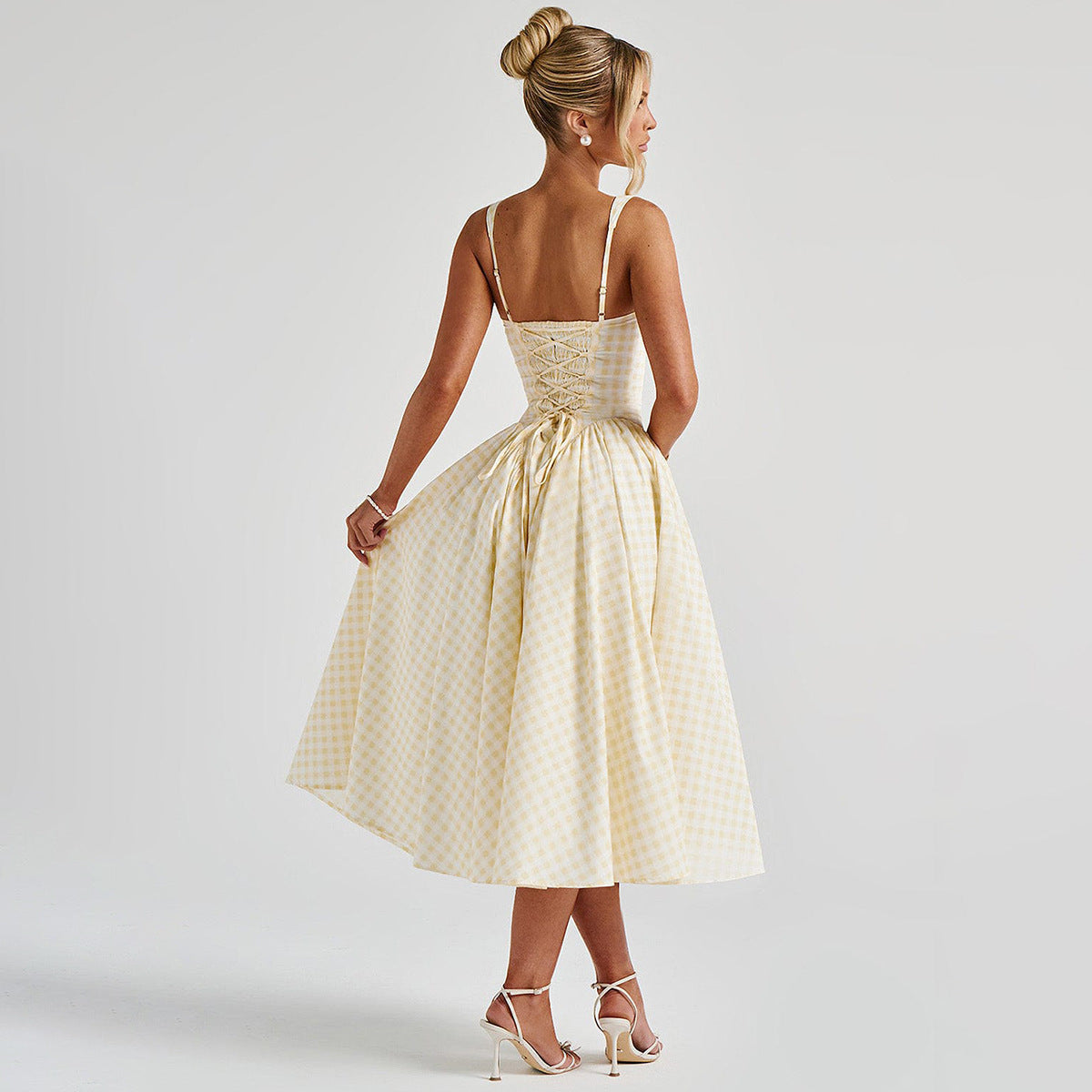 Fashion French Style Strap Dress Women