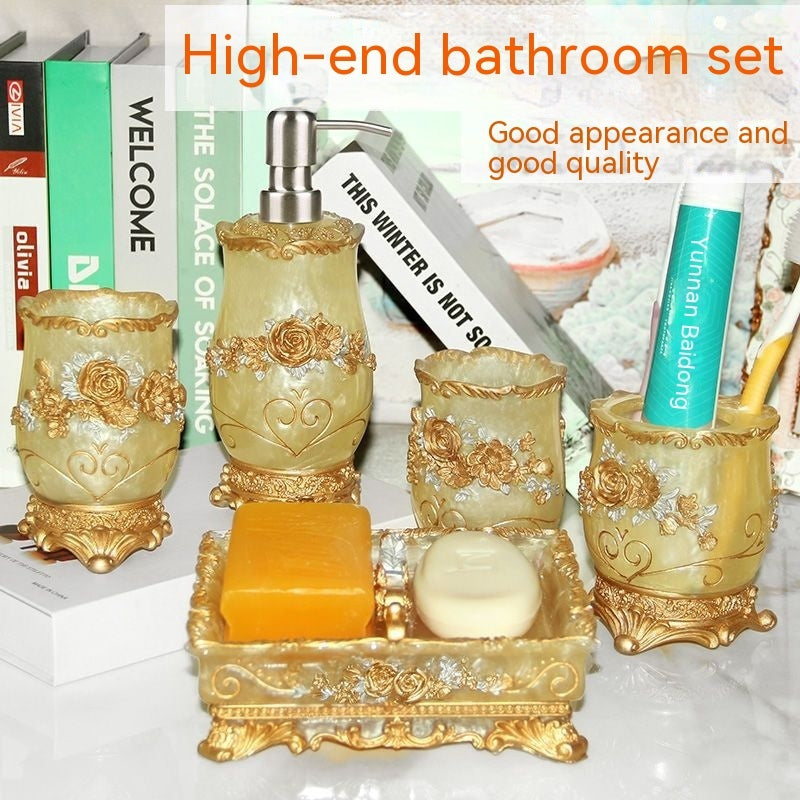 Royal Style Bathroom 6-piece Set Bathroom Suit
