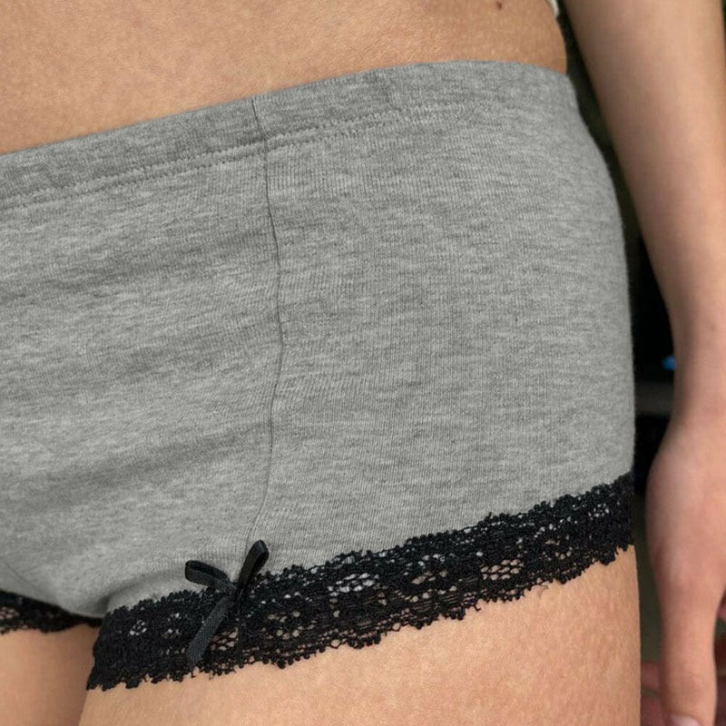 Women's Lace Bow Casual Shorts