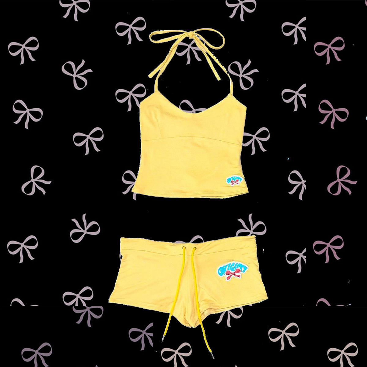 Camisole Super Short Shorts Two-piece Set