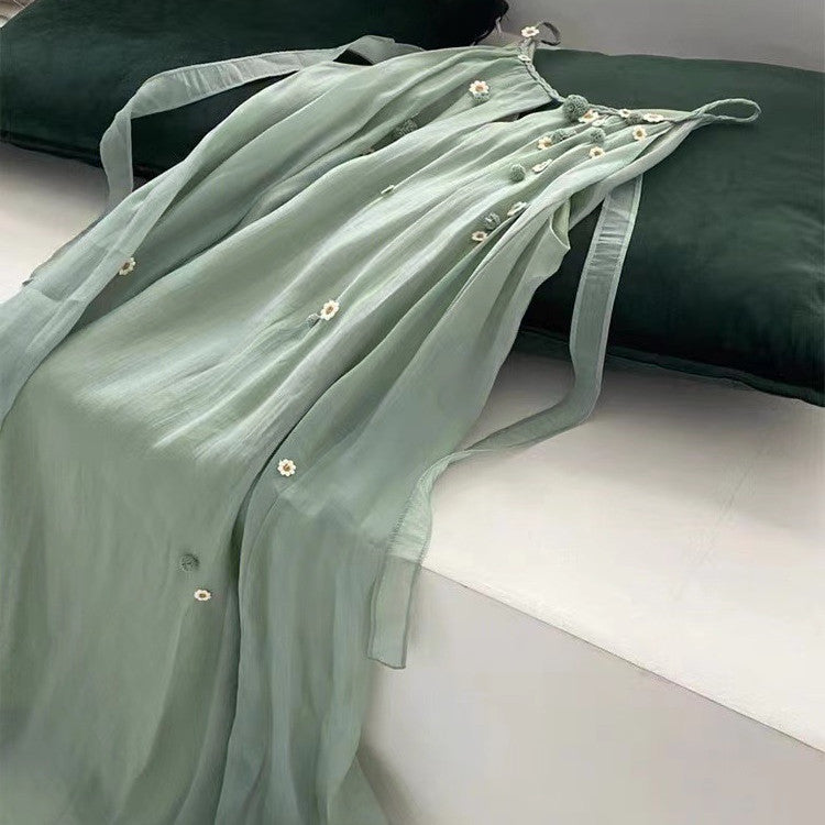 Women's Fashion Temperament Thin Halter Dress