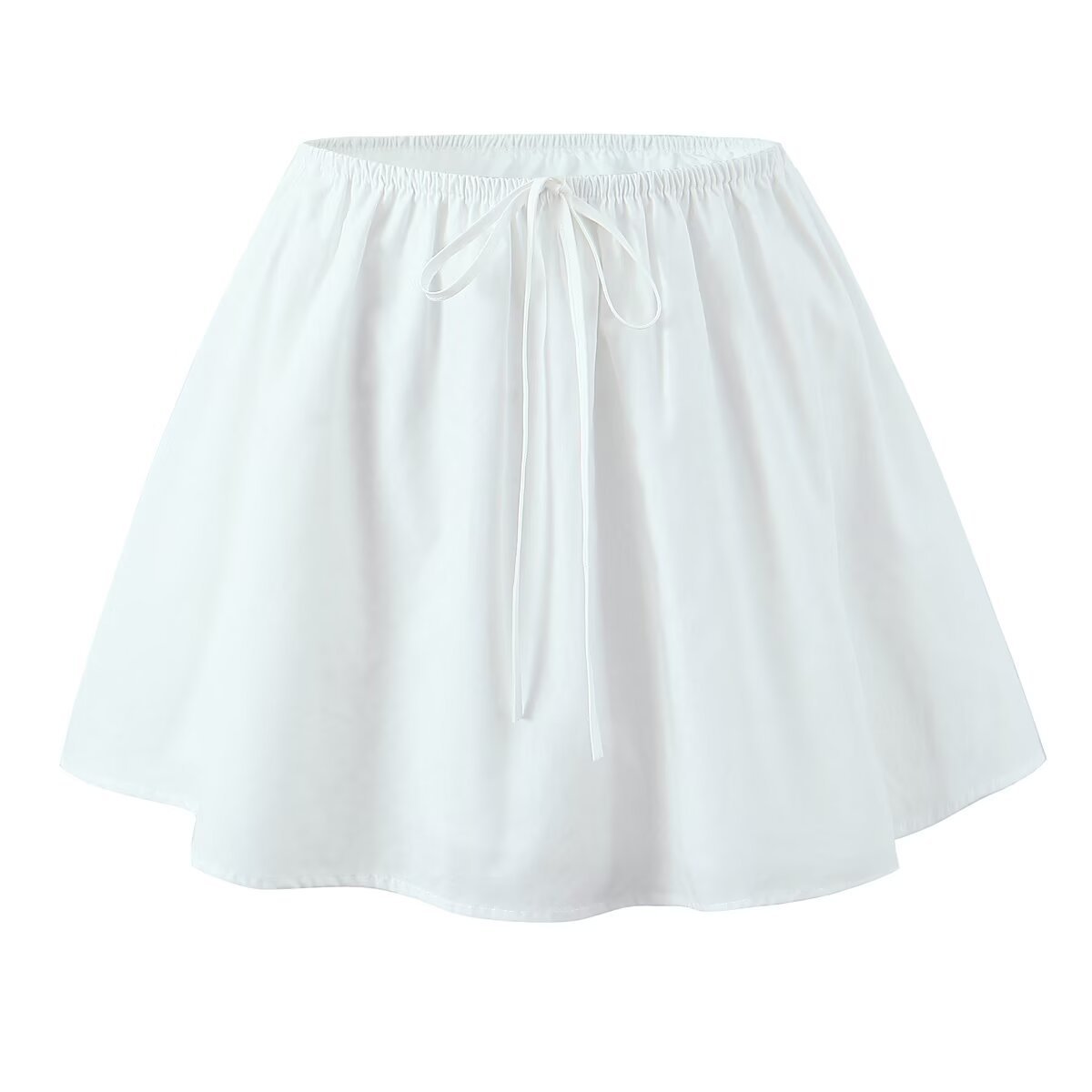 V-neck Small Shirt White Skirt Suit