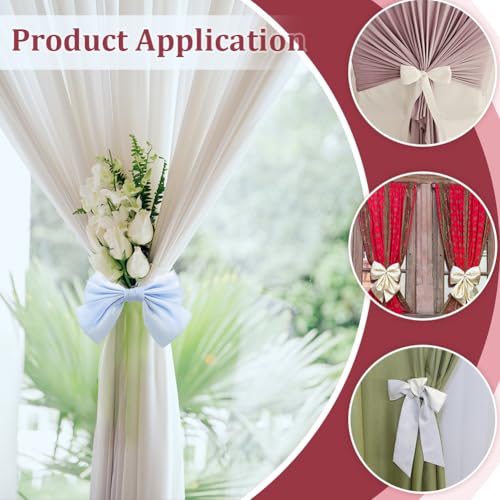 Sweet Curtain Bowknot Ties s Buckles Drapery Tie Backs for Home Drapes Sheers Decoration