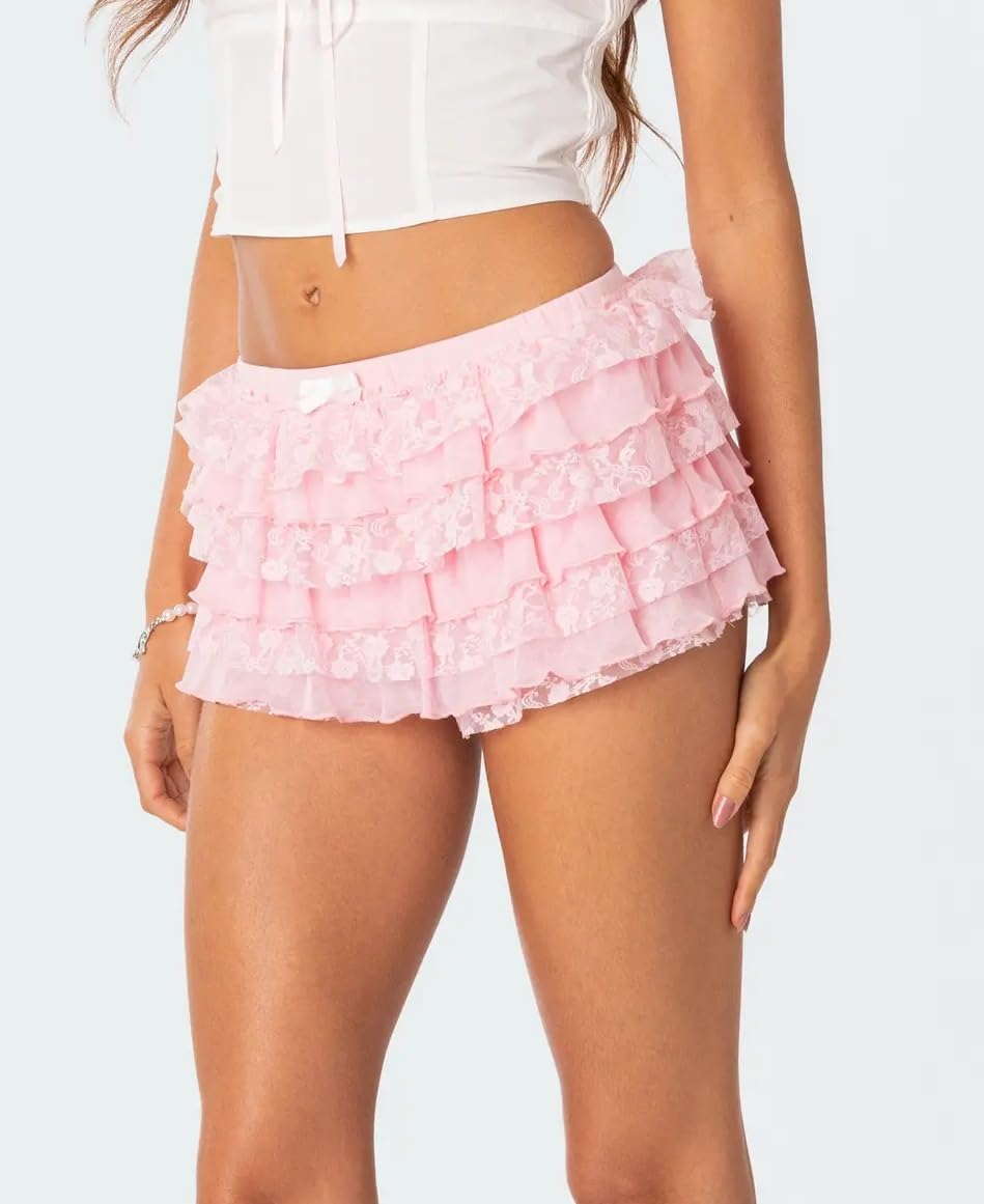 Women's Lolita Bloomers â€?Cute Ruffle Lace Pumpkin Shorts & Y2K Pettipants