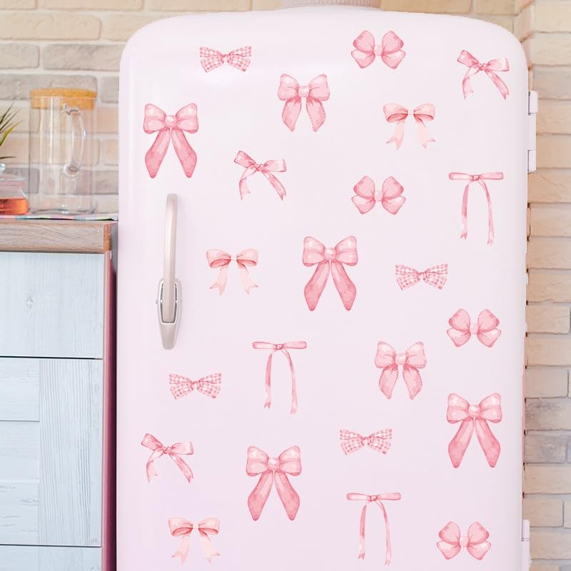 Stickers Peel and Stick Coquette Pink Decals 12 Sheets