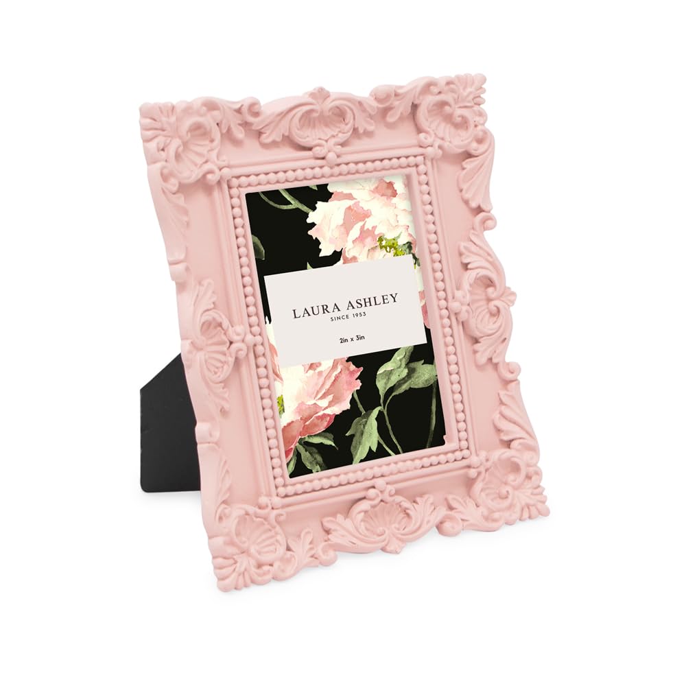 Resin Picture Frame â€?Handcrafted Floral Design with Easel for Tabletop and Wall Display