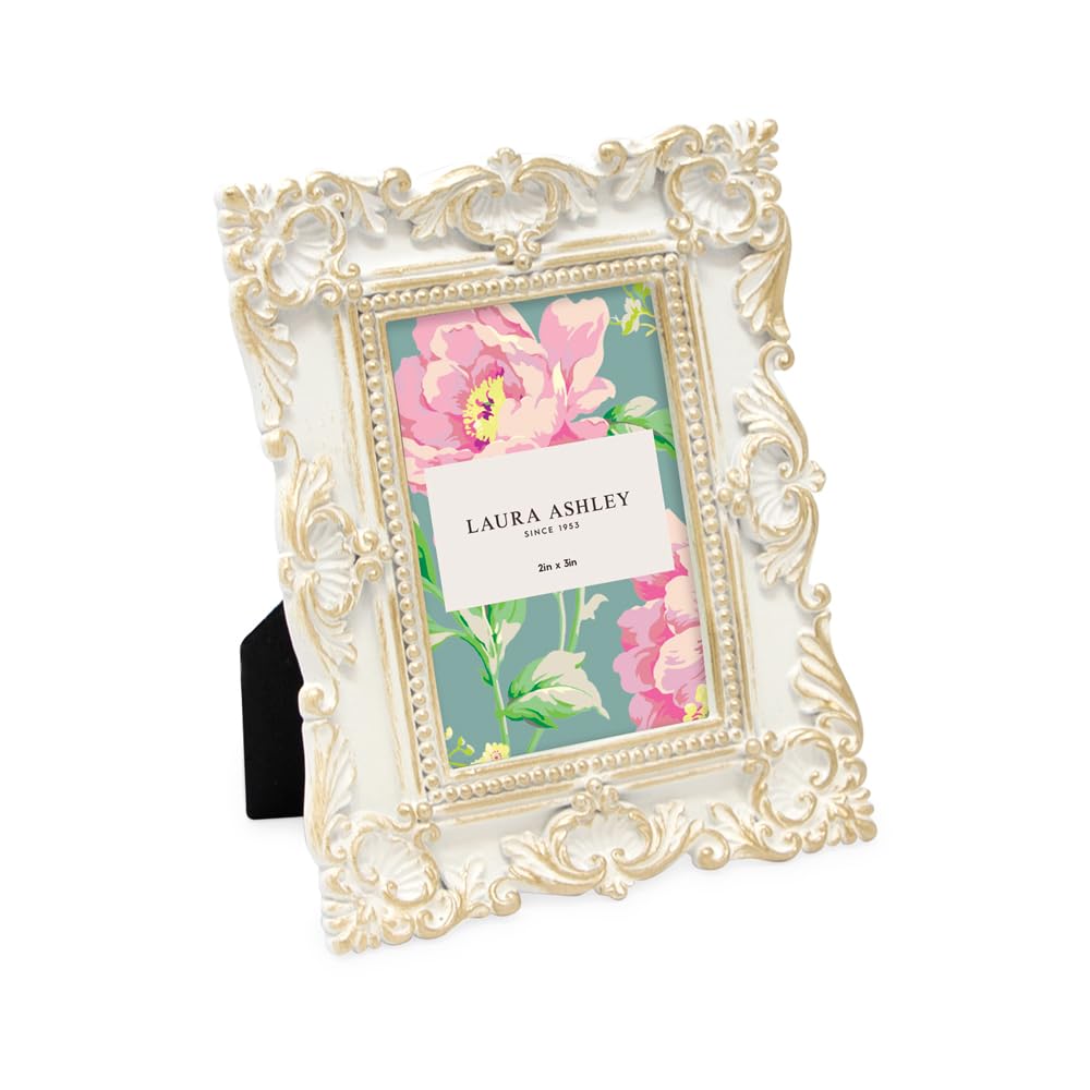 Resin Picture Frame â€?Handcrafted Floral Design with Easel for Tabletop and Wall Display