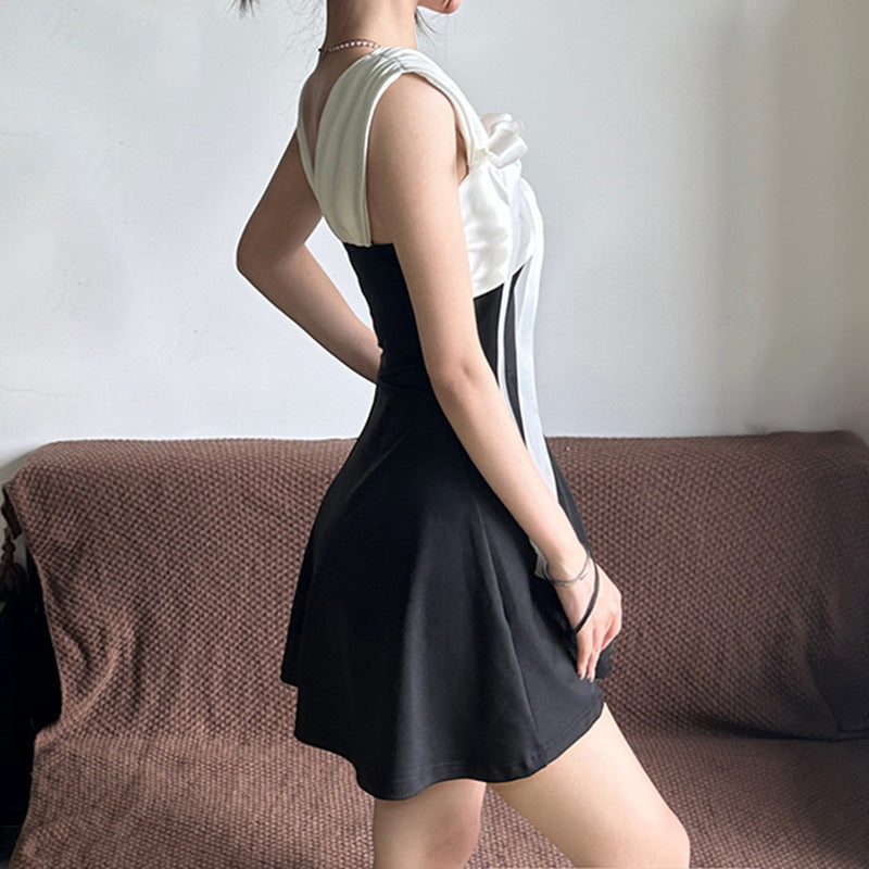 Women's Bow Tie Waist-controlled Dress