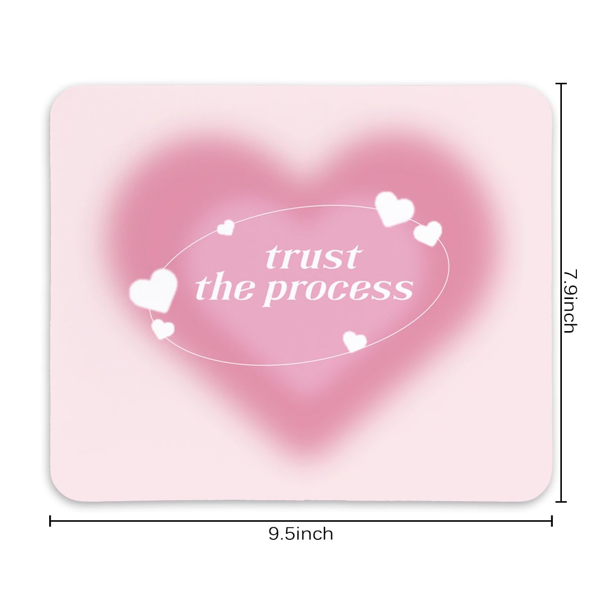 Non-Slip Rubber Smooth Aesthetic MousePads for Computer & Laptop, 9.5x7.9 inches