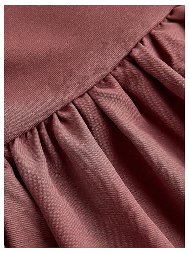 Women's Bubble Mini Dress Halter Backless Ruched Y2K Short Sundress with Built-in Shorts