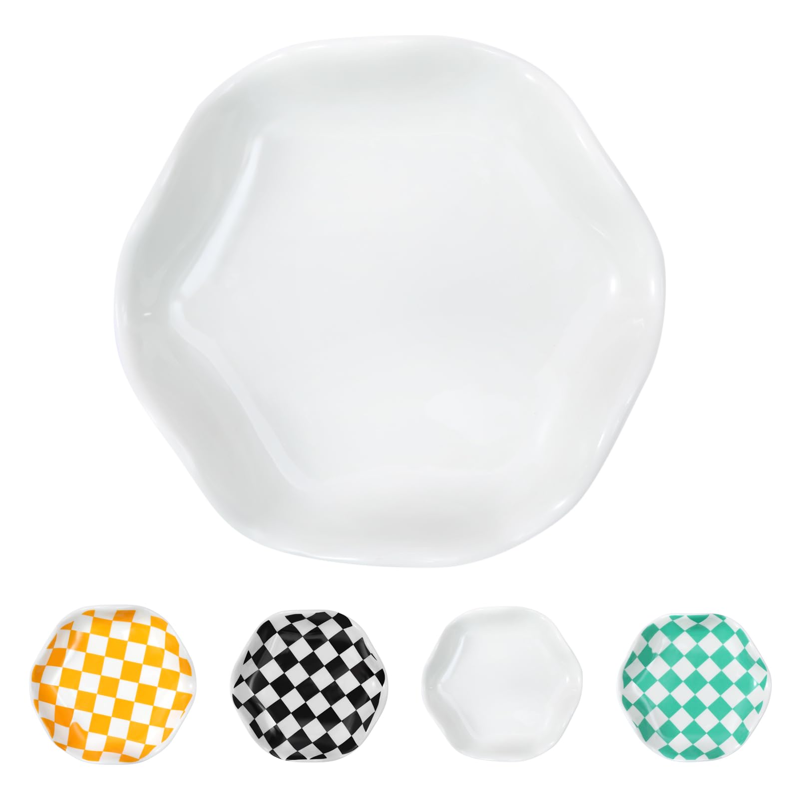 Ceramic Spoon Rest for Stove Top, 5.3 Inch Kitchen Counter Holder, Coffee and Cooking Utensil Rest, Heat-Resistant