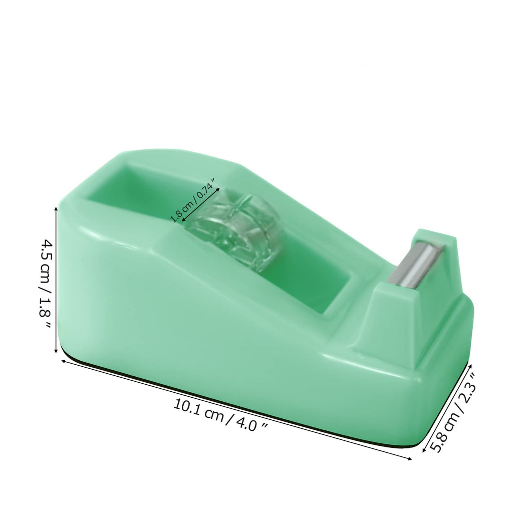 Desktop Tape Dispenser Adhesive Roll Holder with Weighted Nonskid Base, 1Pcs (Tape not Included)