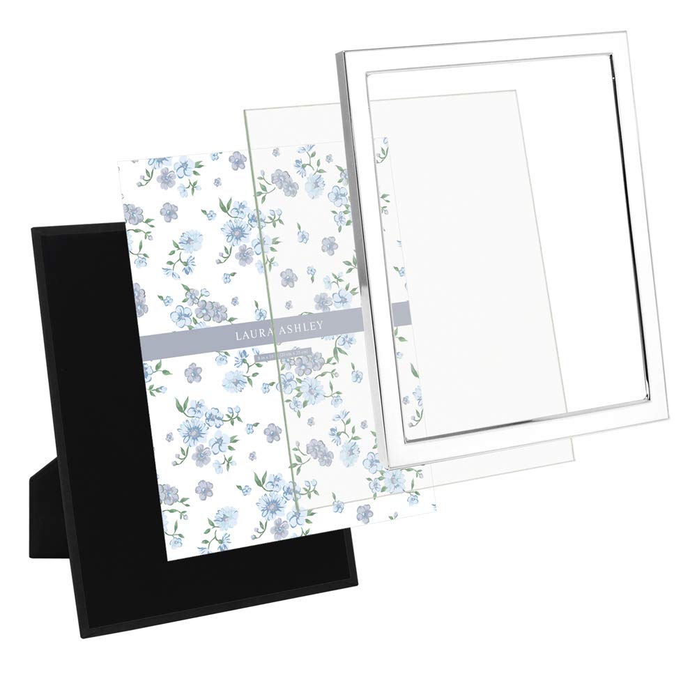 Enamel Picture Frame - Metal Edge with Easel, for Countertop, Counterspace, Tabletop Display, Bookshelf, Desk, Wall Décor, Photo Gallery