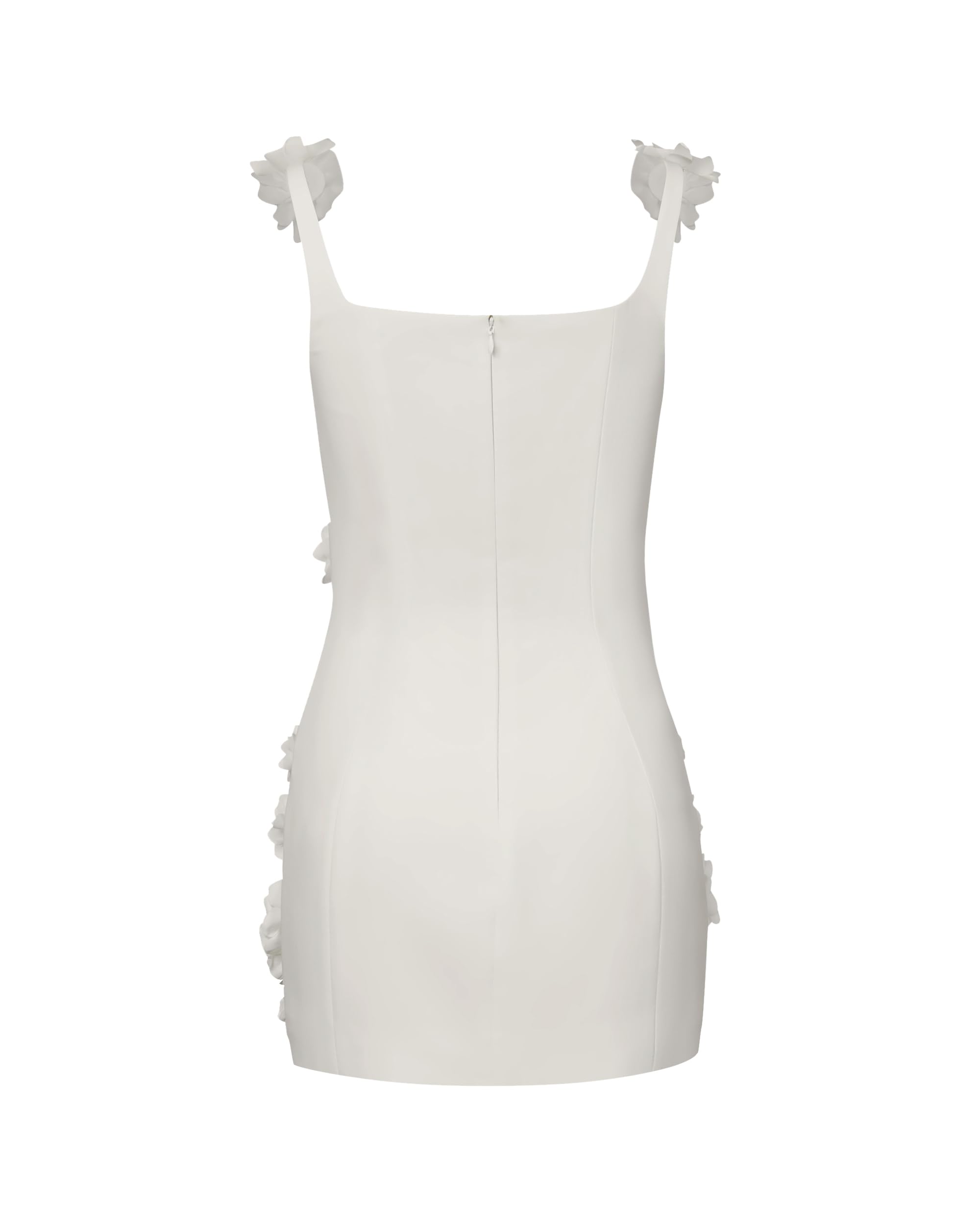 Women's Rosette Applique Mini Dress