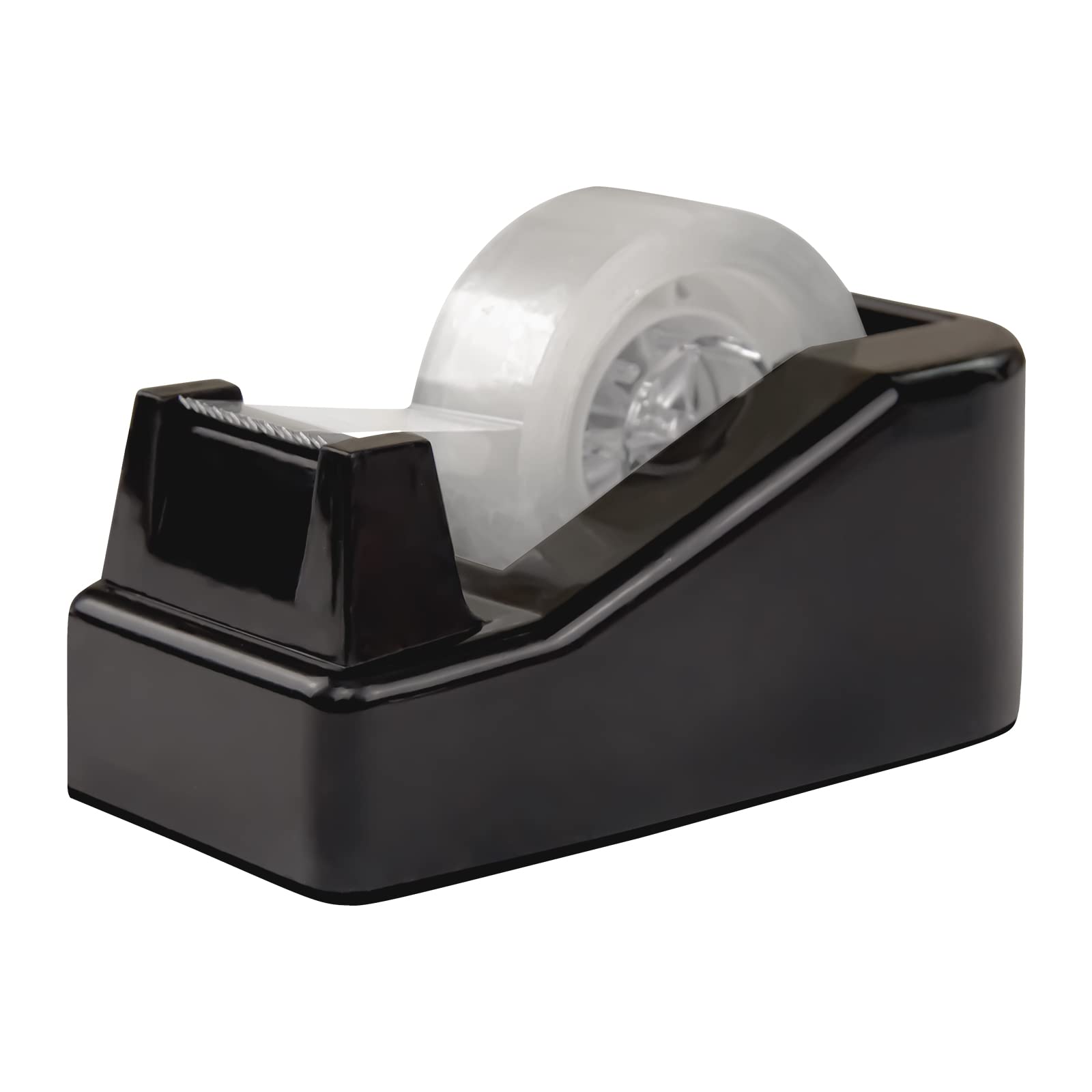 Desktop Tape Dispenser Adhesive Roll Holder with Weighted Nonskid Base, 1Pcs (Tape not Included)