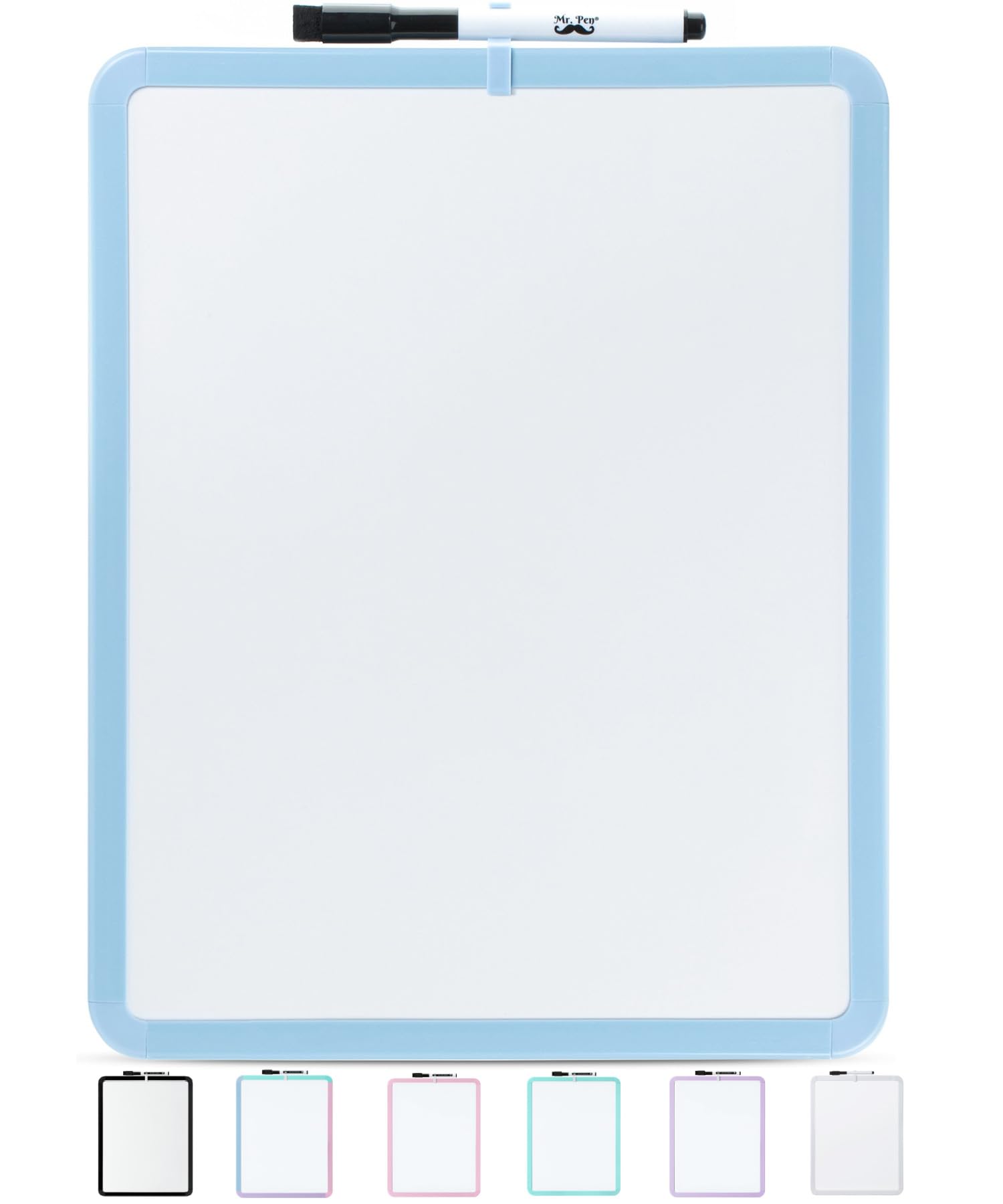 Dry Erase Board, 14â€?x 11â€?with a Black Dry Erase Marker Color Frame, Small White Board Dry Erase Whiteboard