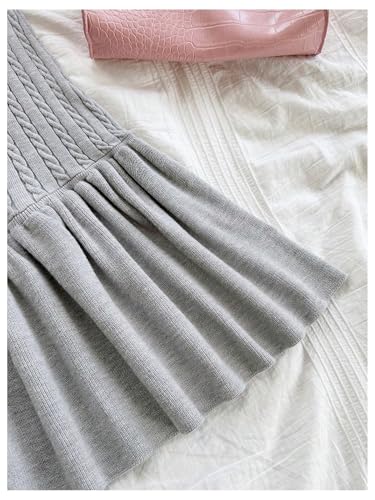 Women's 3D Floral Ruffle Mini Dress Cable Knit Spaghetti Strap Cami Dresses