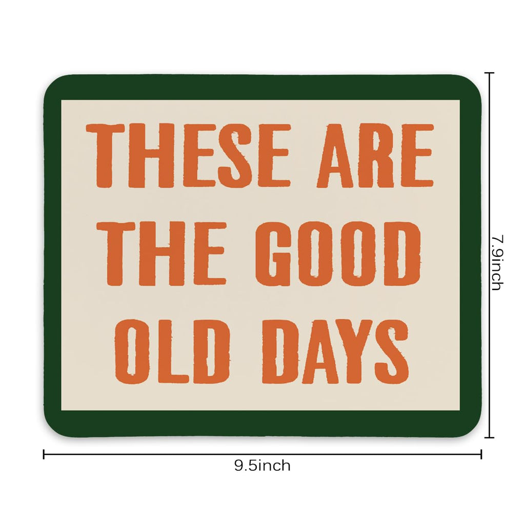 Non-Slip Rubber Smooth Aesthetic MousePads for Computer & Laptop, 9.5x7.9 inches