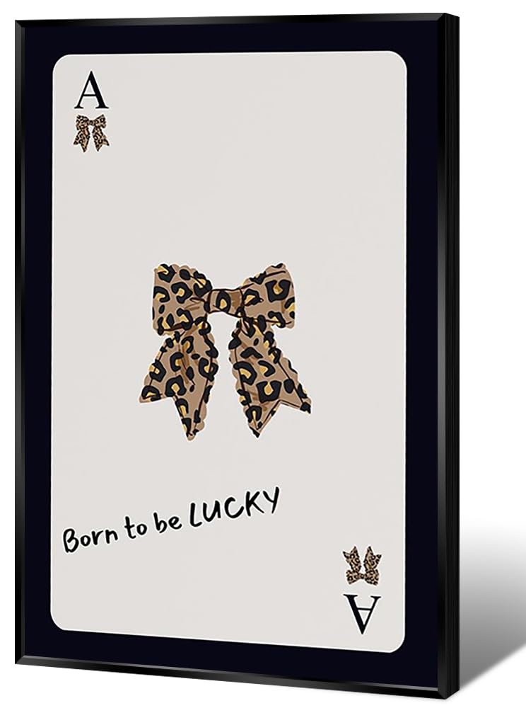 Vintage Leopard Wall Art Red Poster Fashion Cheetah Decor