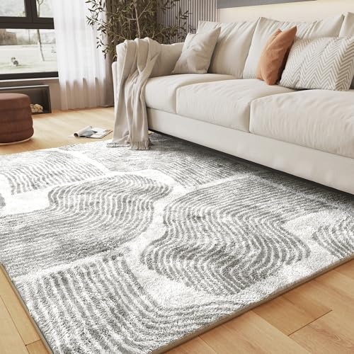 Zen Garden Area Rug - Ultra Soft Area Rug, Non Slip, Stain Resistant Living Room Rug, Washable Area Rugs for Living Room, Rugs for Bedroom