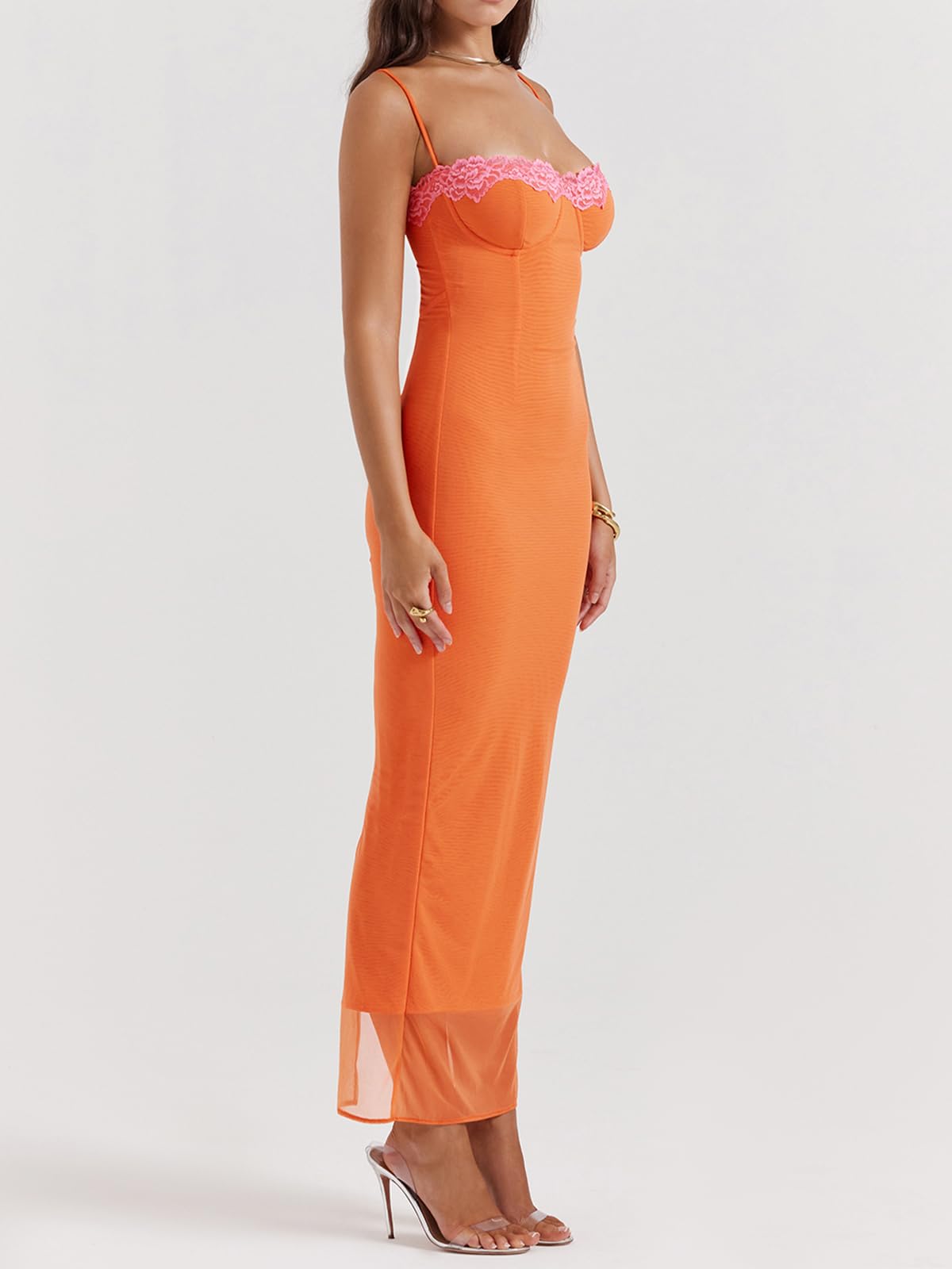 Womens Sexy Sleeveless Backless Bodycon Maxi Dress