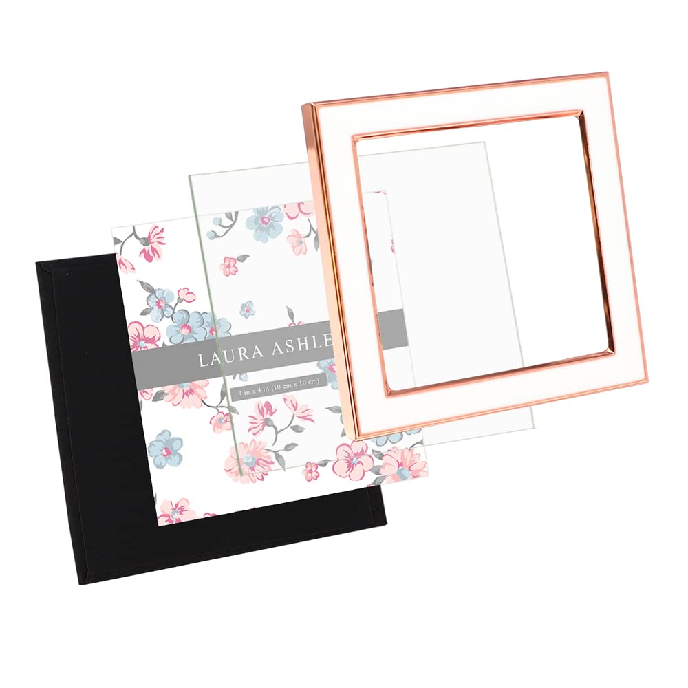 Enamel Picture Frame - Metal Edge with Easel, for Countertop, Counterspace, Tabletop Display, Bookshelf, Desk, Wall Décor, Photo Gallery