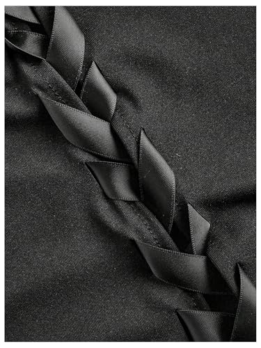 Women's Y2k Bow Tie Front T Shirt Short Sleeve Crew Neck Coquette Crop Tops