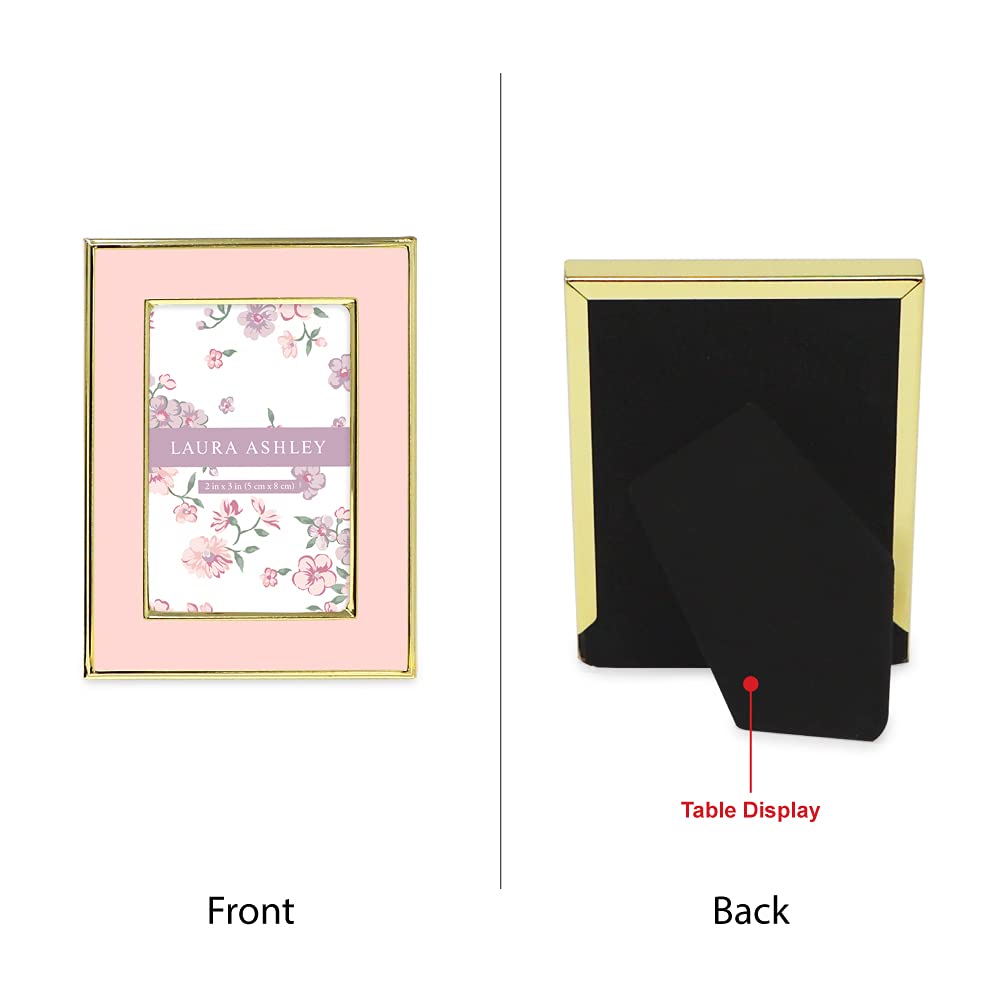 Enamel Picture Frame - Metal Edge with Easel, for Countertop, Counterspace, Tabletop Display, Bookshelf, Desk, Wall Décor, Photo Gallery