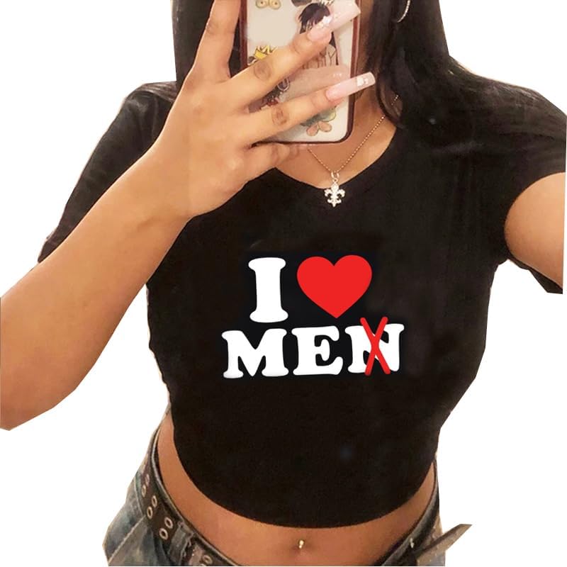 Girls Baby Tees Y2k Funny Graphic Short Sleeve Y2K Short Sleeve Graphic Crop Tops