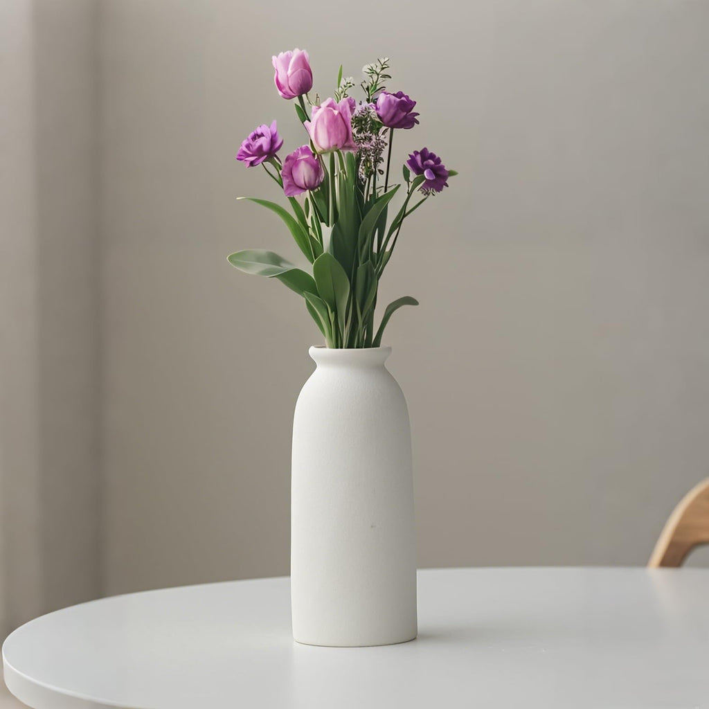 Tall Decorative Ceramic Vase Set, 3 Pieces