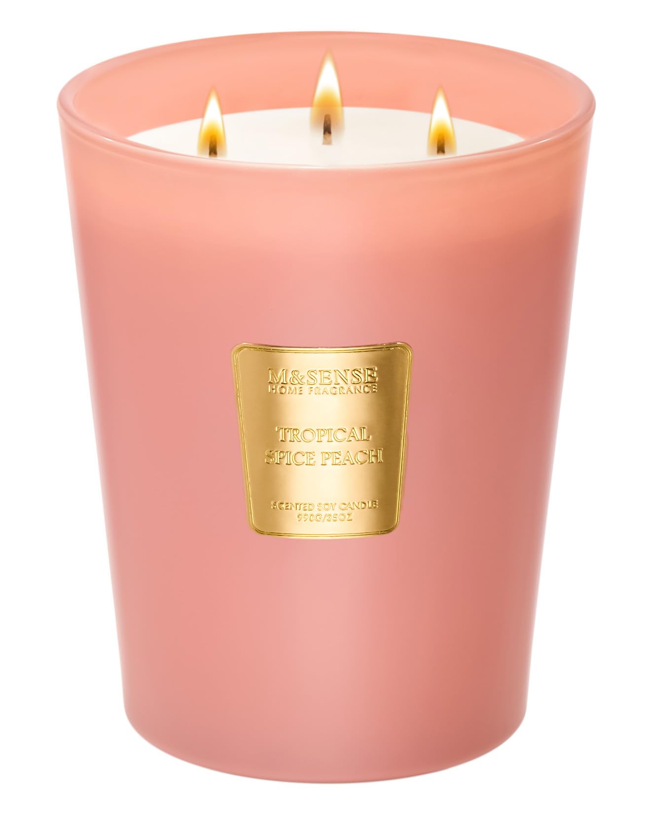 Large Soy Scented Candles, Non Toxic Natural Spring Candles 35oz 150 Hours Long Lasting Slow Burning