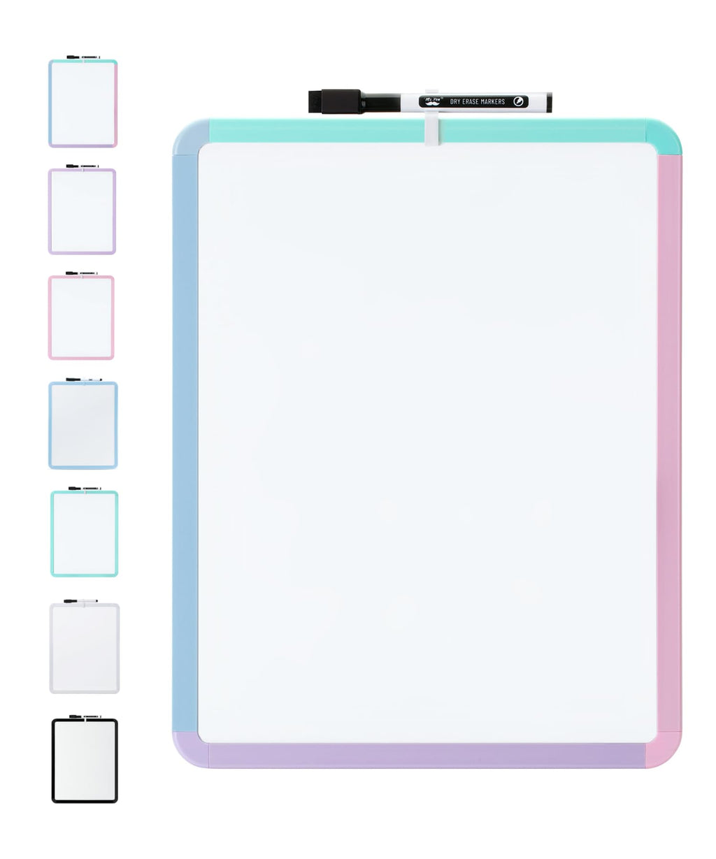 Dry Erase Board, 14â€?x 11â€?with a Black Dry Erase Marker Color Frame, Small White Board Dry Erase Whiteboard