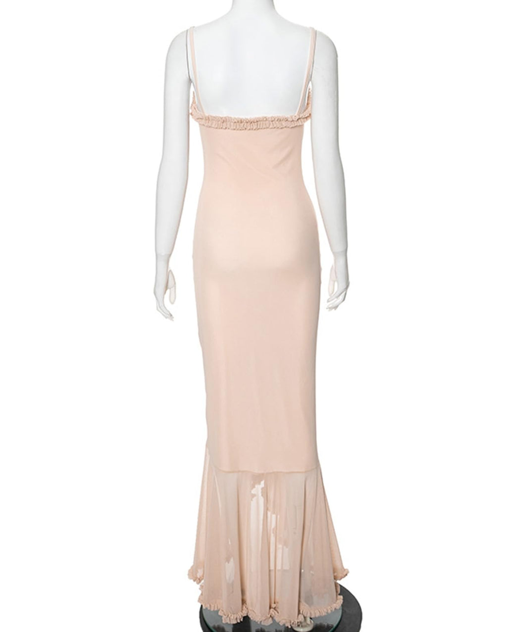 Women's Strap Ruffle Casual Summer Dress