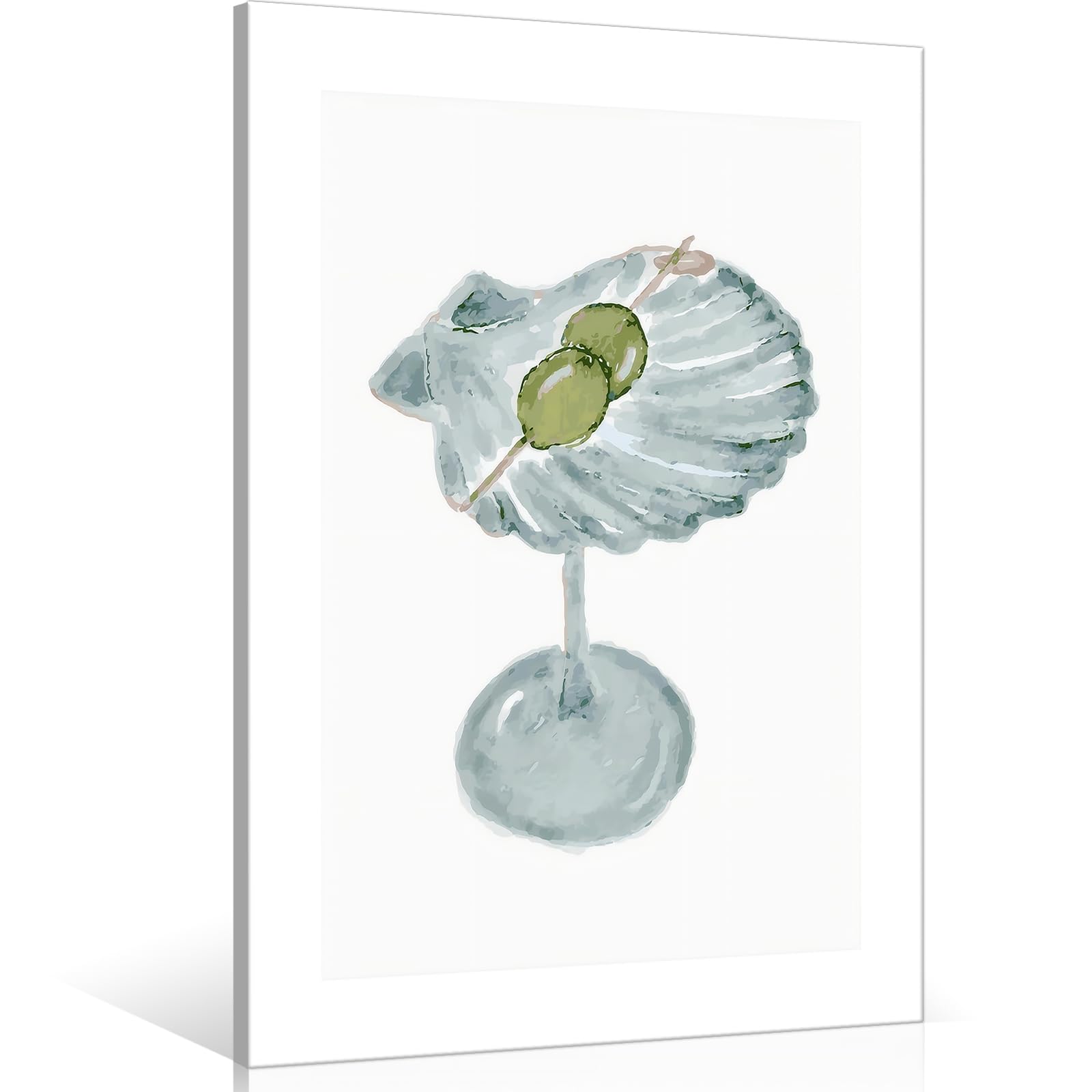 Vintage Watercolor Cocktail Posters Funky Minimalist Aesthetic Prints