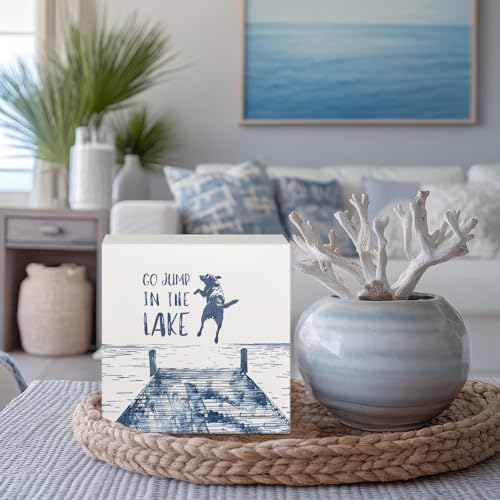 Coquette Pink Bow Champagne Wooden Box Sign, 5x5 Inch