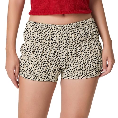 Women Y2k Ruffle Bloomer Shorts Slim Fit Sexy Smocked Lolita Short Pants Pj Lounge Boxers Micro Shorts Bottoms