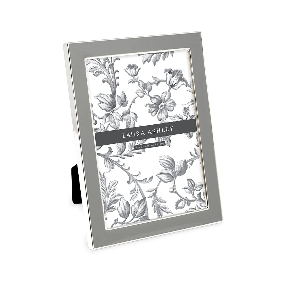 Enamel Picture Frame - Metal Edge with Easel, for Countertop, Counterspace, Tabletop Display, Bookshelf, Desk, Wall Décor, Photo Gallery