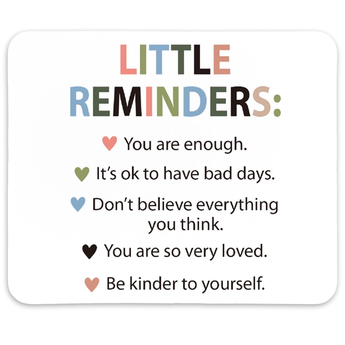 Non-Slip Rubber Smooth Aesthetic MousePads for Computer & Laptop, 9.5x7.9 inches