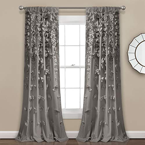 Charming Handmade Bow Details - Elegant Light Filtering Curtains
