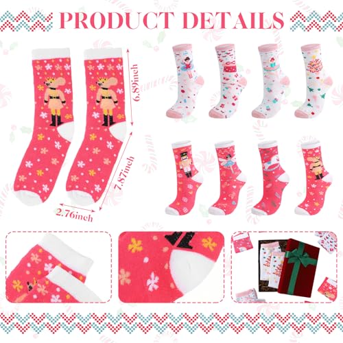 Coquette Pink Bow Socks Women's