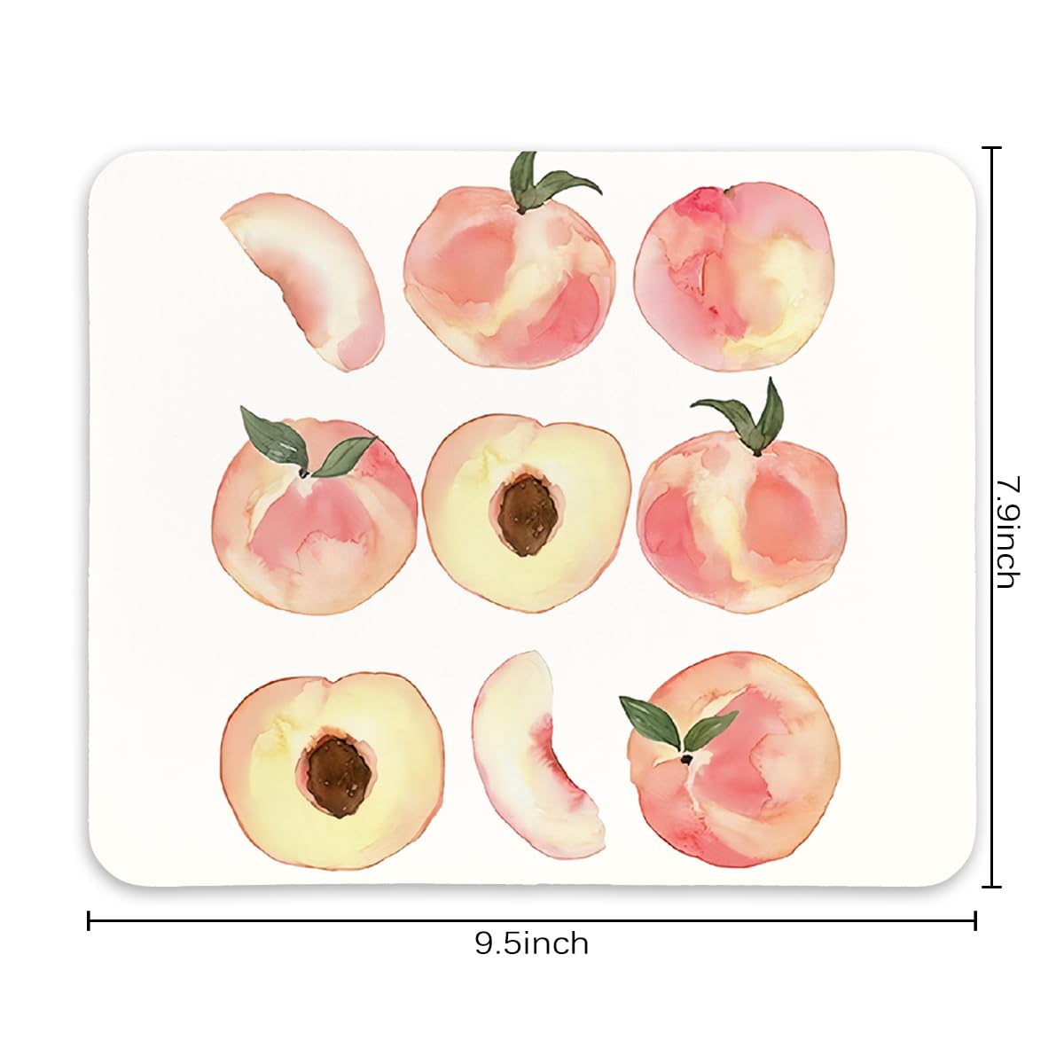 Coquette Bow Mouse Pad, Trendy Mouse Pad, Preppy Cute Mouse Pad for Desk Home Office & Gaming, 9.5x7.9 inches